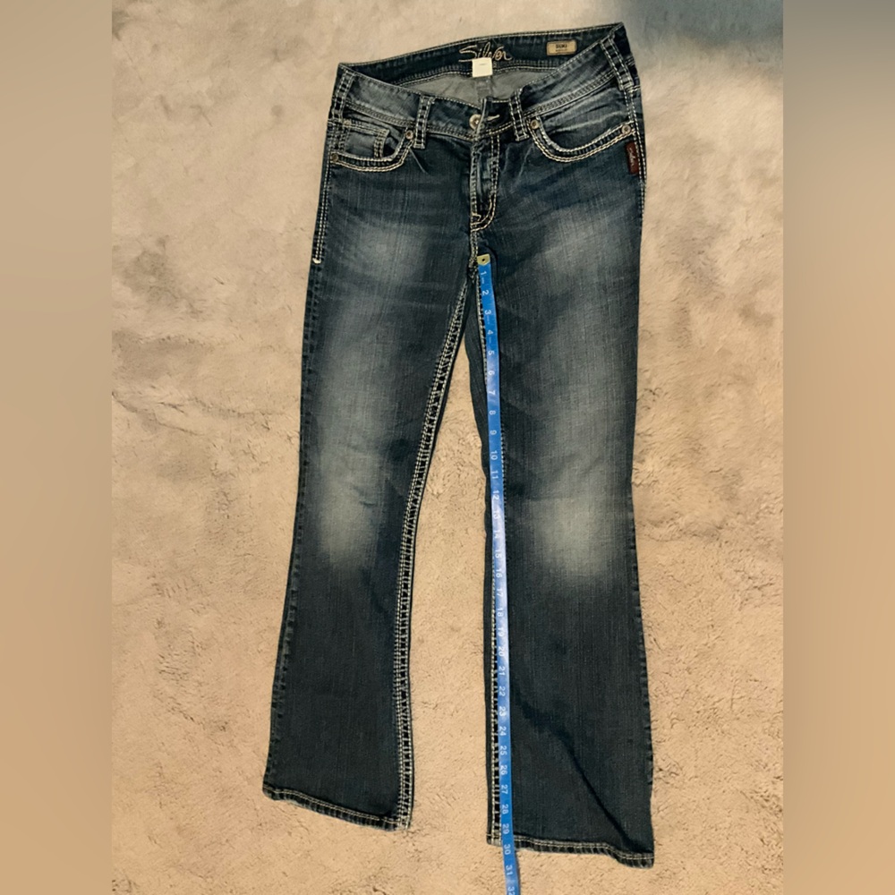 Silver Jeans Women's Suki Blue Denim Jeans